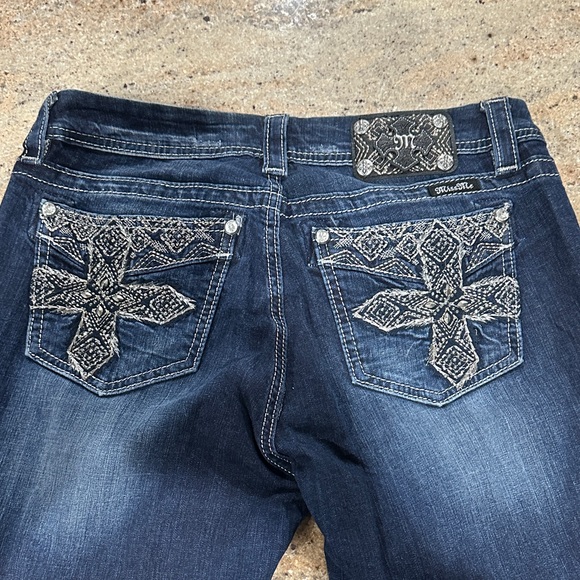 Miss Me Dark Blue Boot Cut Jeans - Picture 3 of 4